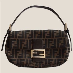 Fendi Zucca Baguette Bag